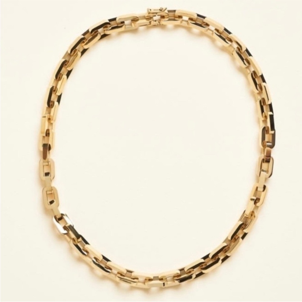 Eddie Borgo Gold Supra Link Necklace - Picture 2 of 8